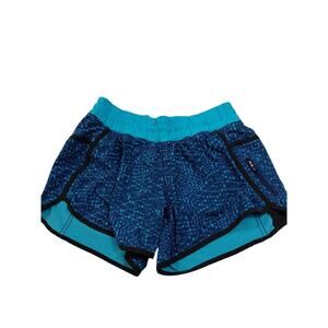 Lululemon Tracker Short III Samba Snake Kayak Blue Hero Blue Size 8